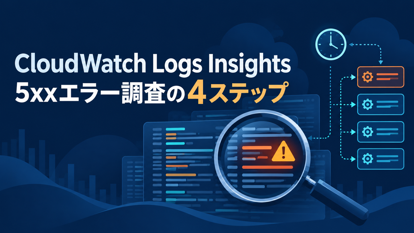 CloudWatch Logs Insightsで5xxエラーを調査する4ステップ